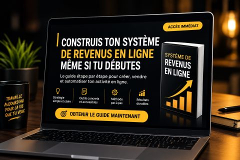 CONSTRUIS TON SYSTÈME DE REVENUS EN LIGNE MÊME SI TU DÉBUTES