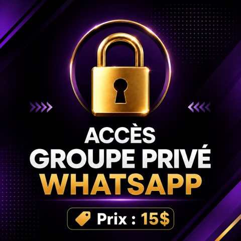 Private WhatsApp access group
